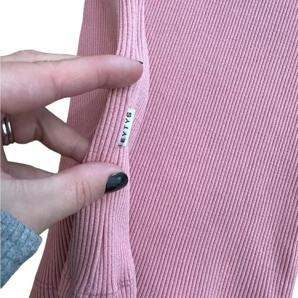 EYTYS Pink Ivy Tank Top Women’s Size Medium Ribbed EUC - Picture 7 of 11
